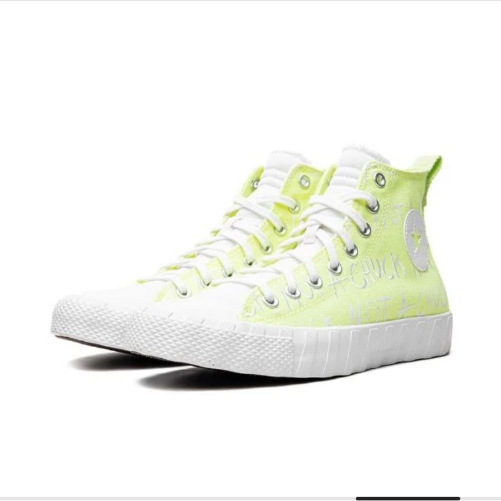 Converse UNT1TL3D "Not A Chuck - Volt" Sneakers green Kids sz 4 Women’s Sz 5.5